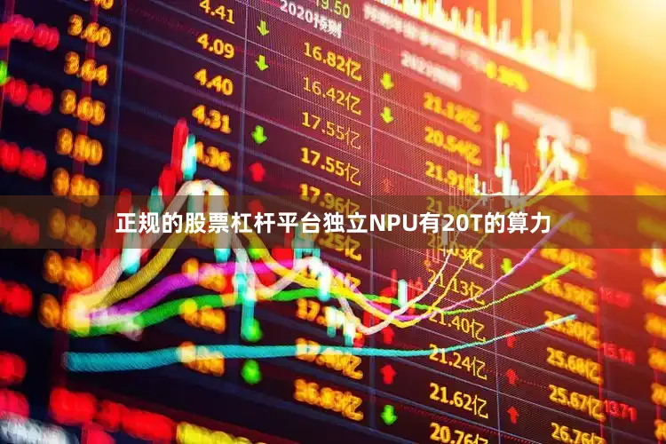 正规的股票杠杆平台独立NPU有20T的算力